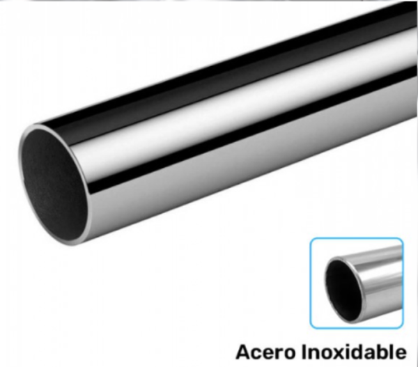 TUBO DE ACERO INOXIDABLE CALIBRE 2", 5.80 M