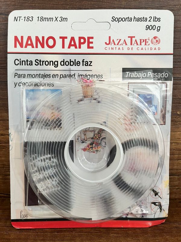 CINTA NANO TAPE - 18MM - 3M / CAJA: 144 UNIDADES